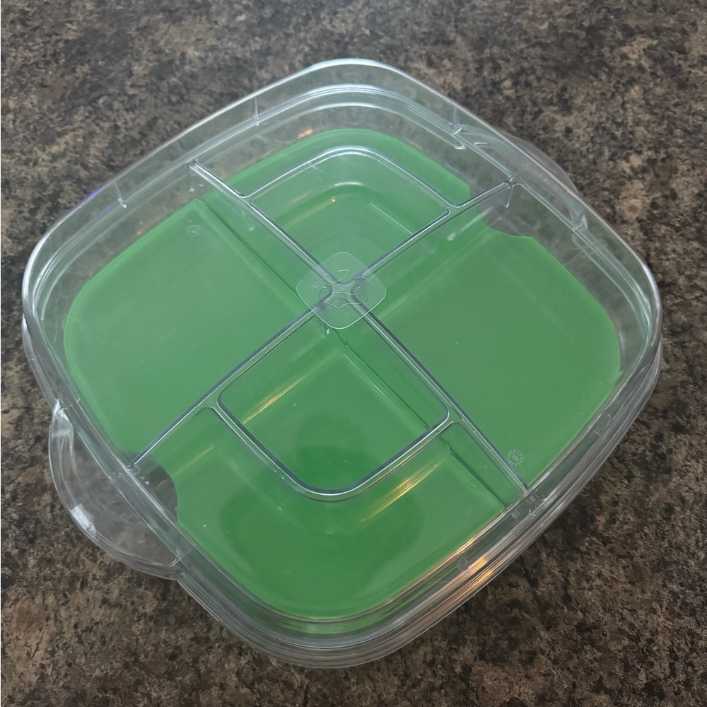 PAMPERED CHEF CHILL VEGGIE DEVILED EGG TRAY